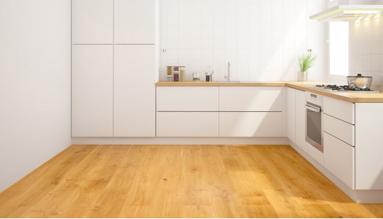 Engineered European Oak Flooring 14mm x 195mm Natural Lacquered